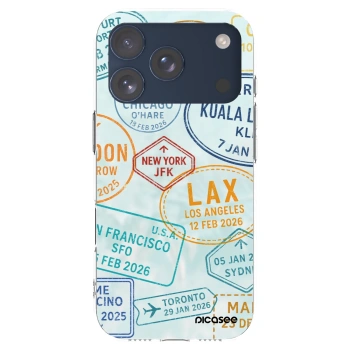 Picasee διαφανής θήκη σιλικόνης Apple iPhone 17 Pro - PASSPORT EDITION