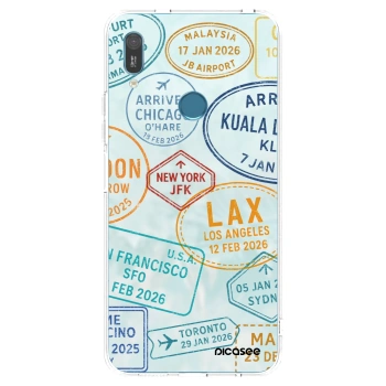 Picasee διαφανής θήκη σιλικόνης Huawei Y6 2019 - PASSPORT EDITION