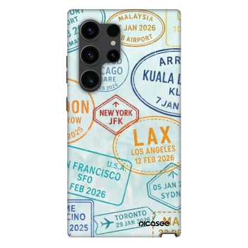 Picasee Fashion Case PowerShare pro Samsung Galaxy S24 Ultra S928B 5G - PASSPORT EDITION