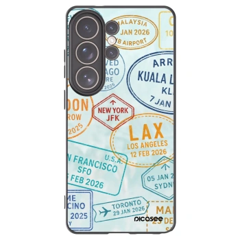 Picasee Μαύρη θήκη σιλικόνης για Samsung Galaxy S26 Ultra - PASSPORT EDITION