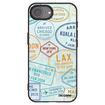 Picasee Μαύρη θήκη σιλικόνης για Apple iPhone 17e - PASSPORT EDITION