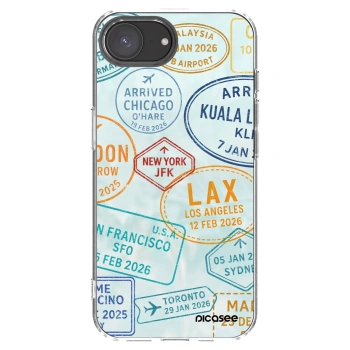 Picasee διαφανής θήκη σιλικόνης Apple iPhone 17e - PASSPORT EDITION