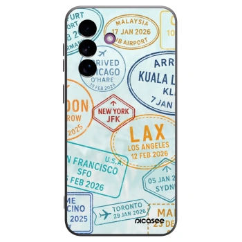 Picasee Μαύρη θήκη σιλικόνης για Samsung Galaxy A37 - PASSPORT EDITION
