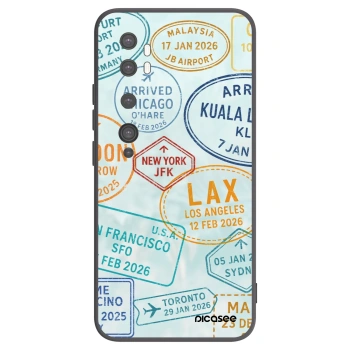 Picasee Μαύρη θήκη σιλικόνης για Xiaomi Mi Note 10 (Pro) - PASSPORT EDITION