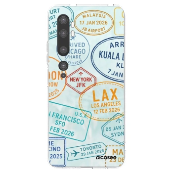 Picasee διαφανής θήκη σιλικόνης Xiaomi Mi Note 10 (Pro) - PASSPORT EDITION