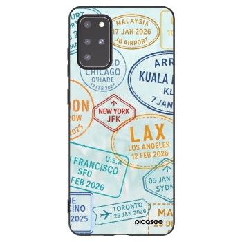 Picasee Μαύρη θήκη σιλικόνης για Samsung Galaxy S20+ G985F - PASSPORT EDITION