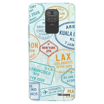 Picasee Μαύρη θήκη σιλικόνης για Xiaomi Redmi Note 9 - PASSPORT EDITION