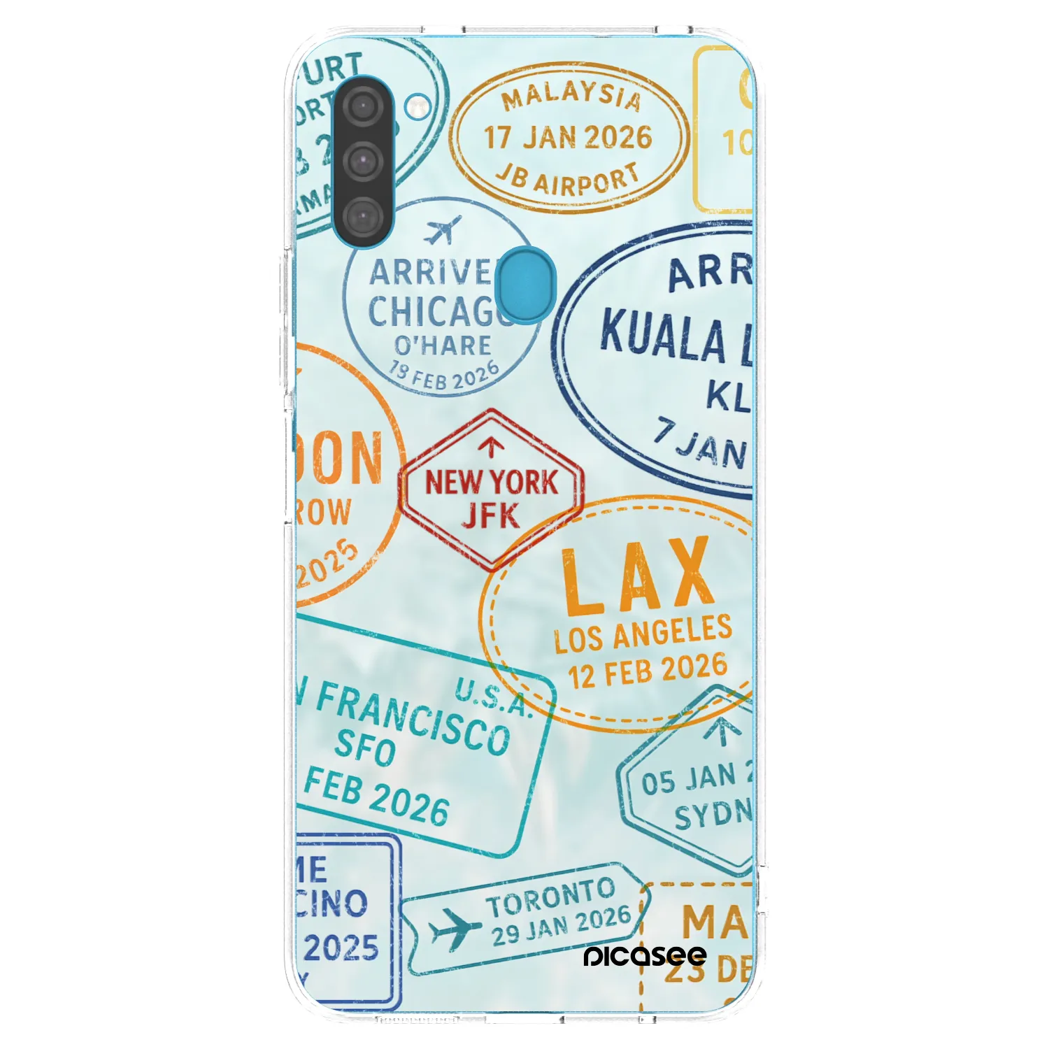 Picasee διαφανής θήκη σιλικόνης Samsung Galaxy M11 - PASSPORT EDITION