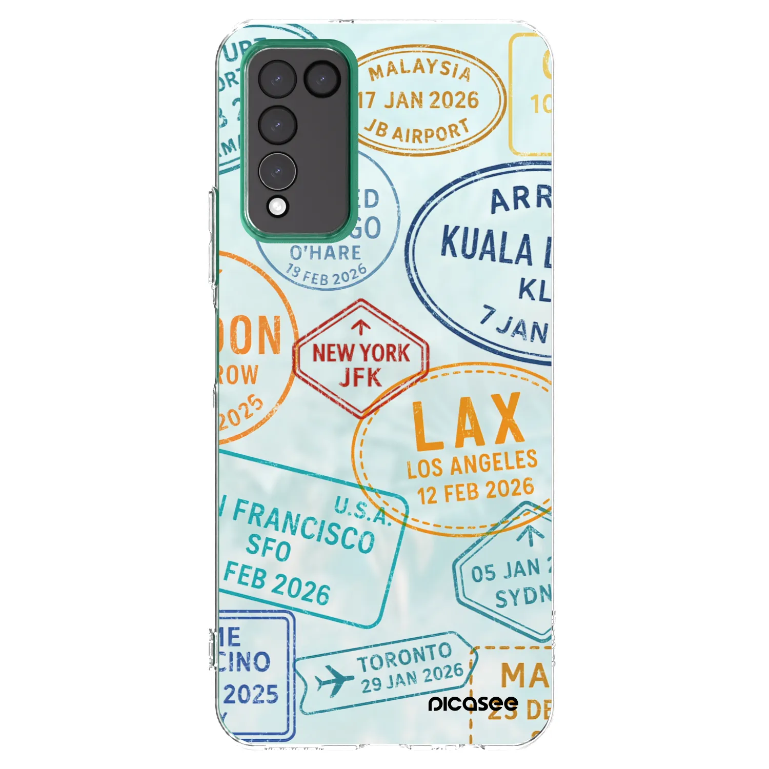 Picasee διαφανής θήκη σιλικόνης Honor 10X Lite - PASSPORT EDITION