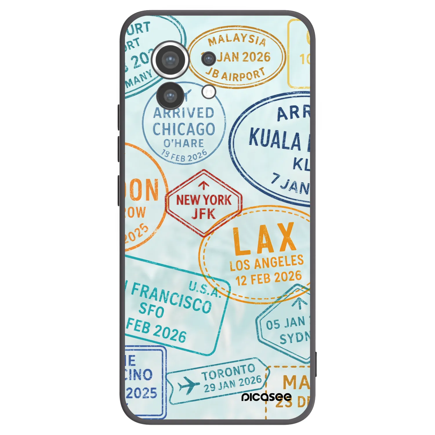 Picasee Μαύρη θήκη σιλικόνης για Xiaomi Mi 11 - PASSPORT EDITION