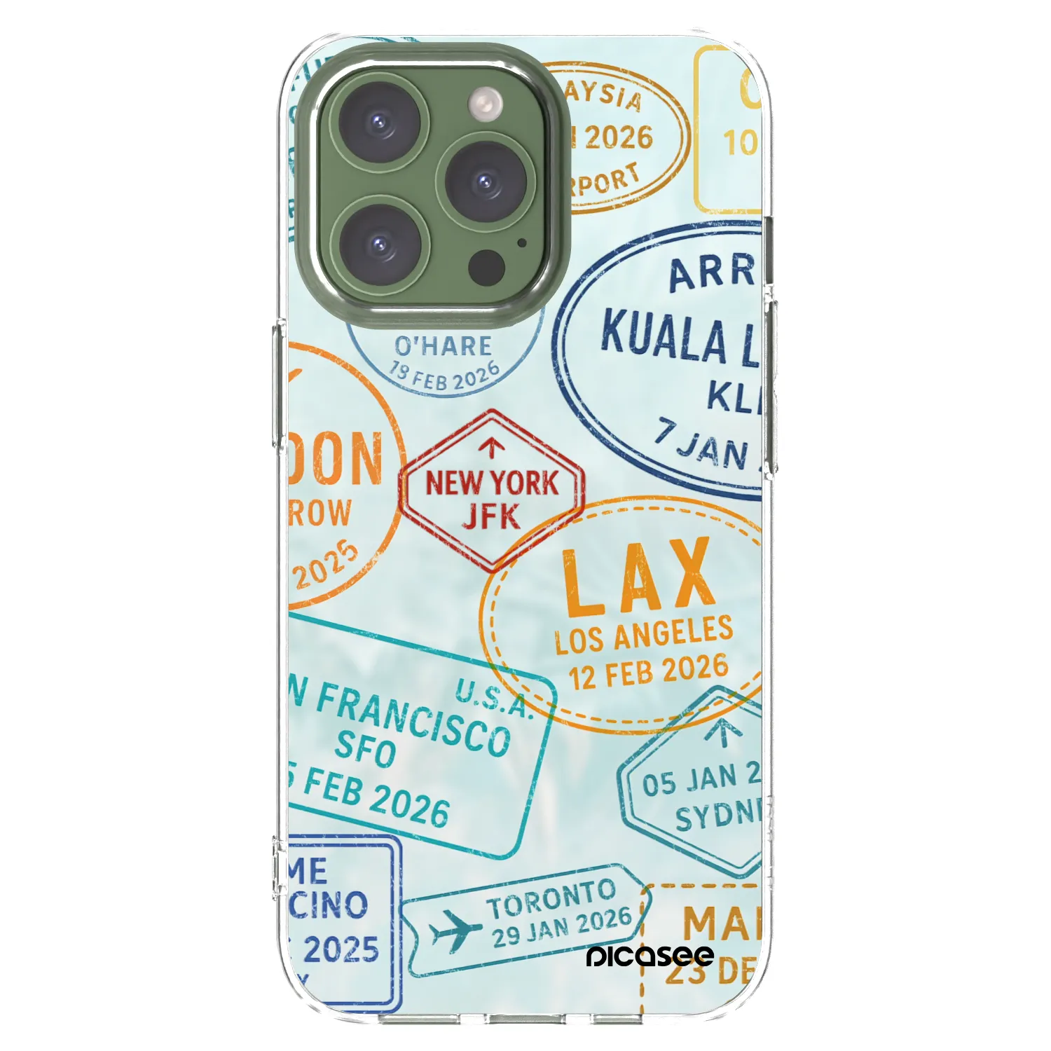 Picasee διαφανής θήκη σιλικόνης Apple iPhone 13 Pro - PASSPORT EDITION