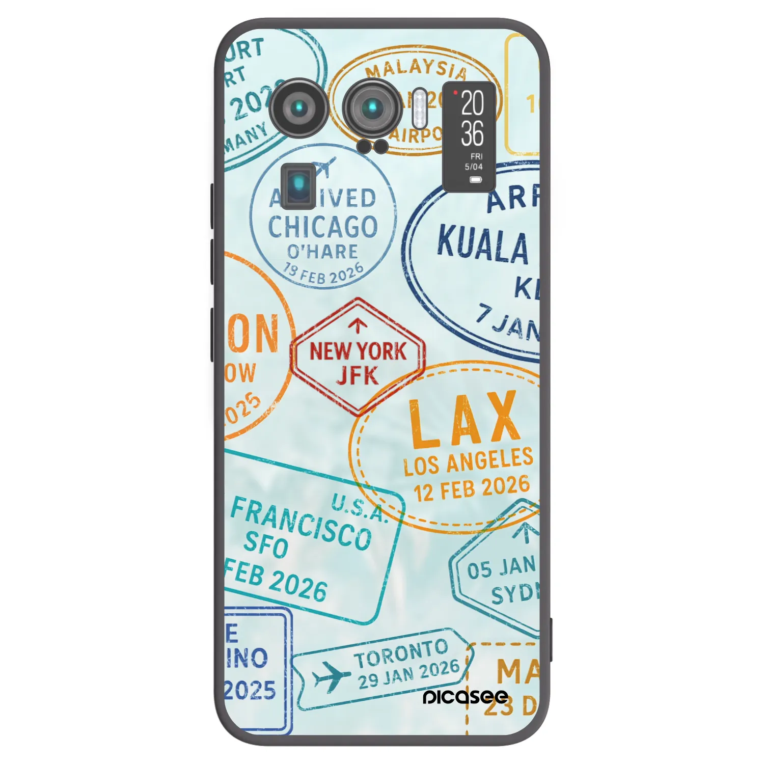 Picasee Μαύρη θήκη σιλικόνης για Xiaomi Mi 11 Ultra - PASSPORT EDITION