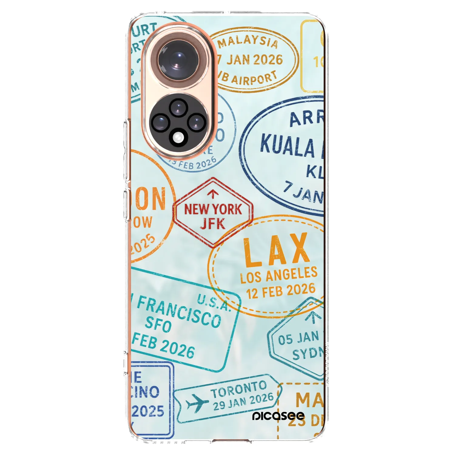 Picasee διαφανής θήκη σιλικόνης Honor 50 5G - PASSPORT EDITION
