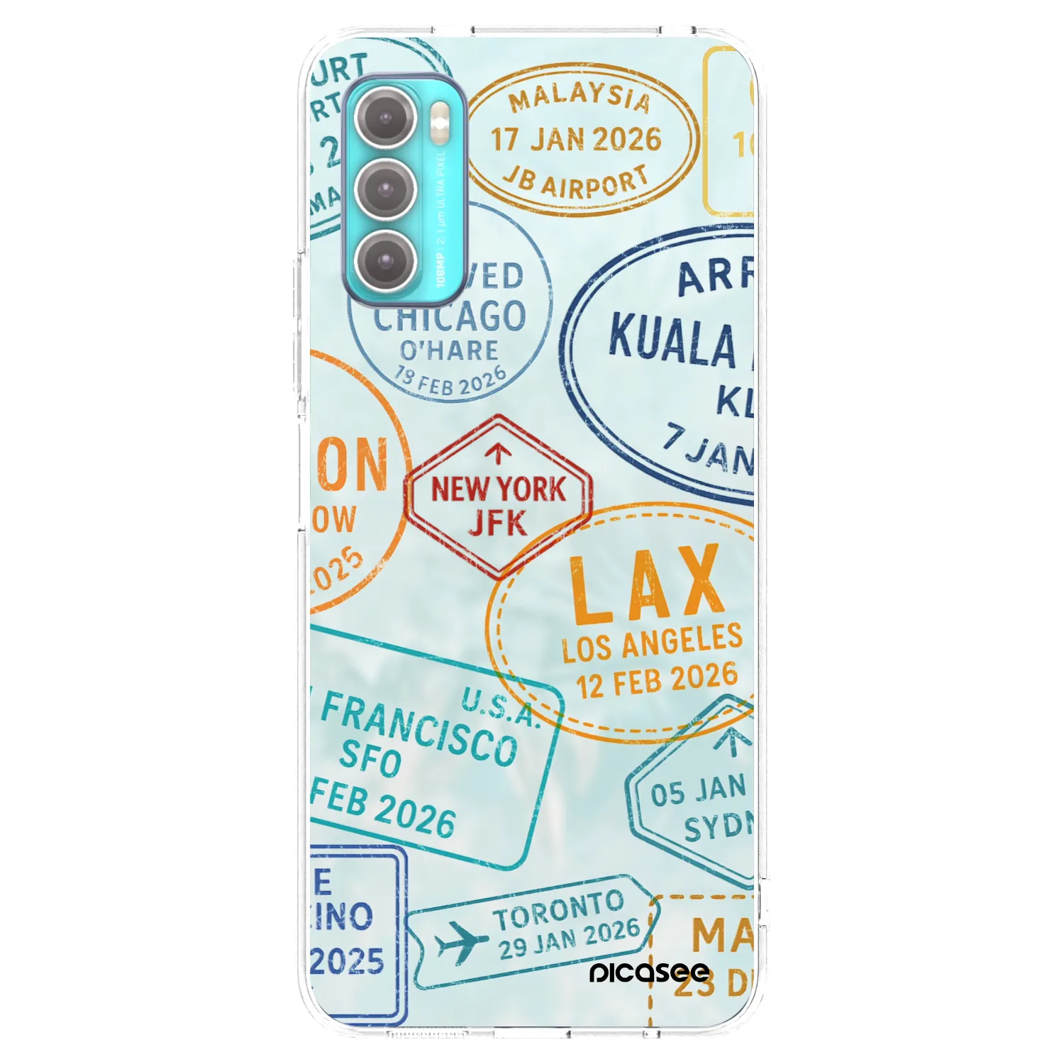 Picasee διαφανής θήκη σιλικόνης Motorola Moto G60 - PASSPORT EDITION