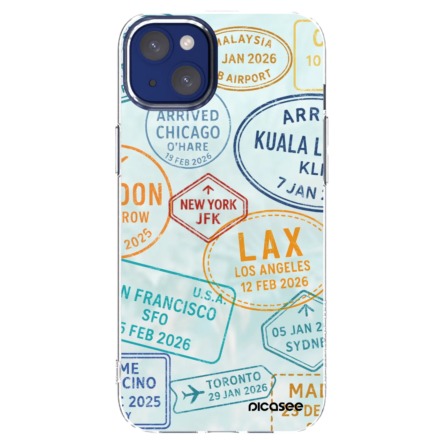 Picasee διαφανής θήκη σιλικόνης Apple iPhone 14 Plus - PASSPORT EDITION