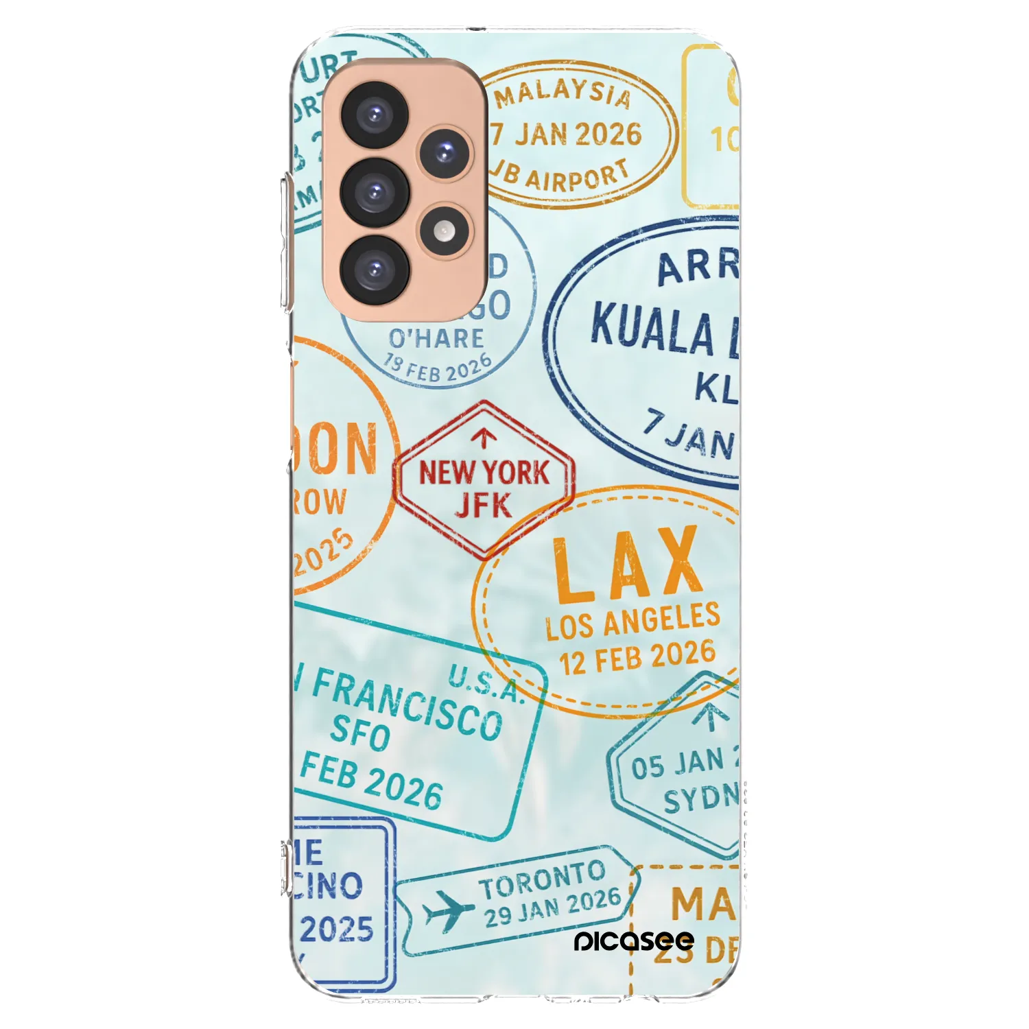 Picasee διαφανής θήκη σιλικόνης Samsung Galaxy A23 A236B 5G - PASSPORT EDITION