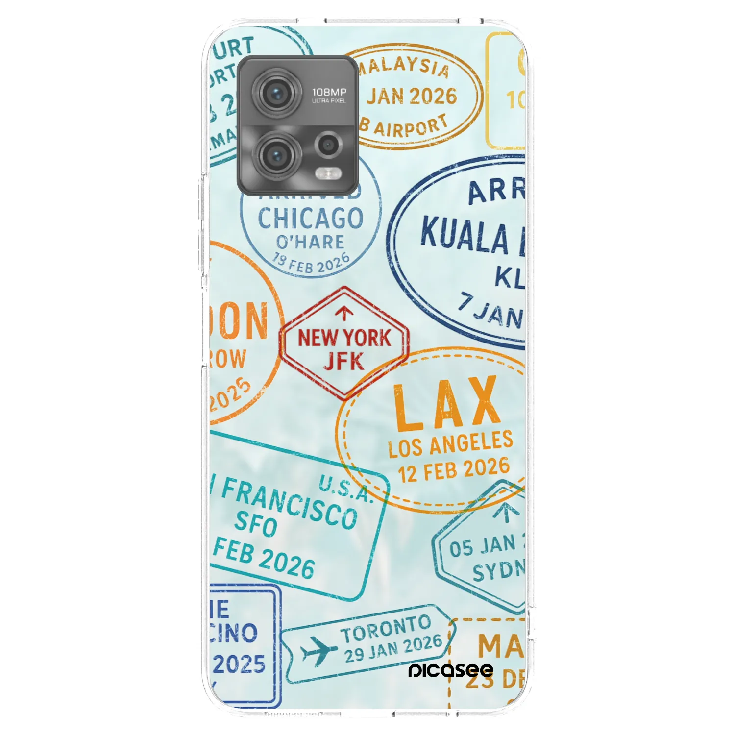 Picasee διαφανής θήκη σιλικόνης Motorola Moto G72 - PASSPORT EDITION