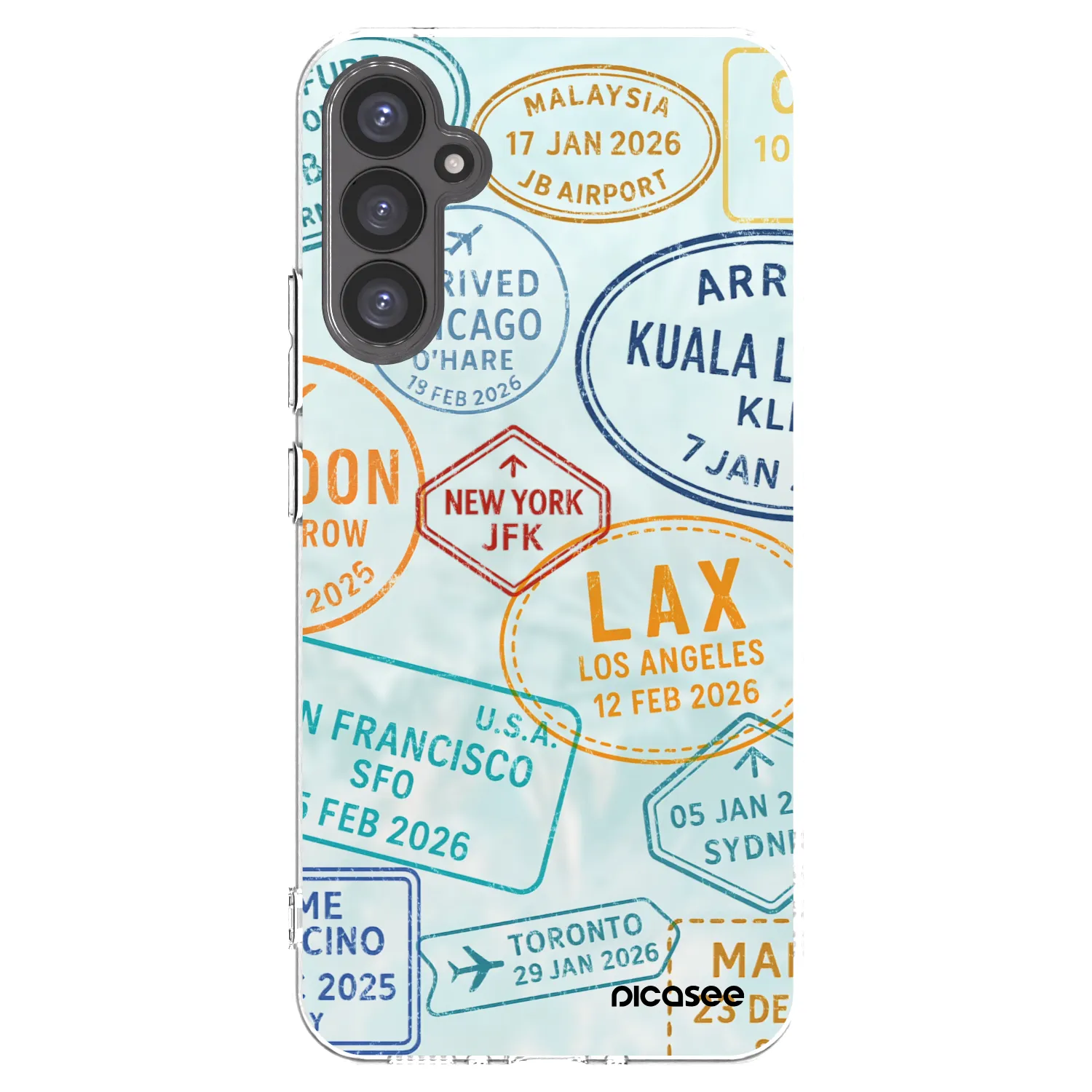 Picasee διαφανής θήκη σιλικόνης Samsung Galaxy A34 5G A346B - PASSPORT EDITION