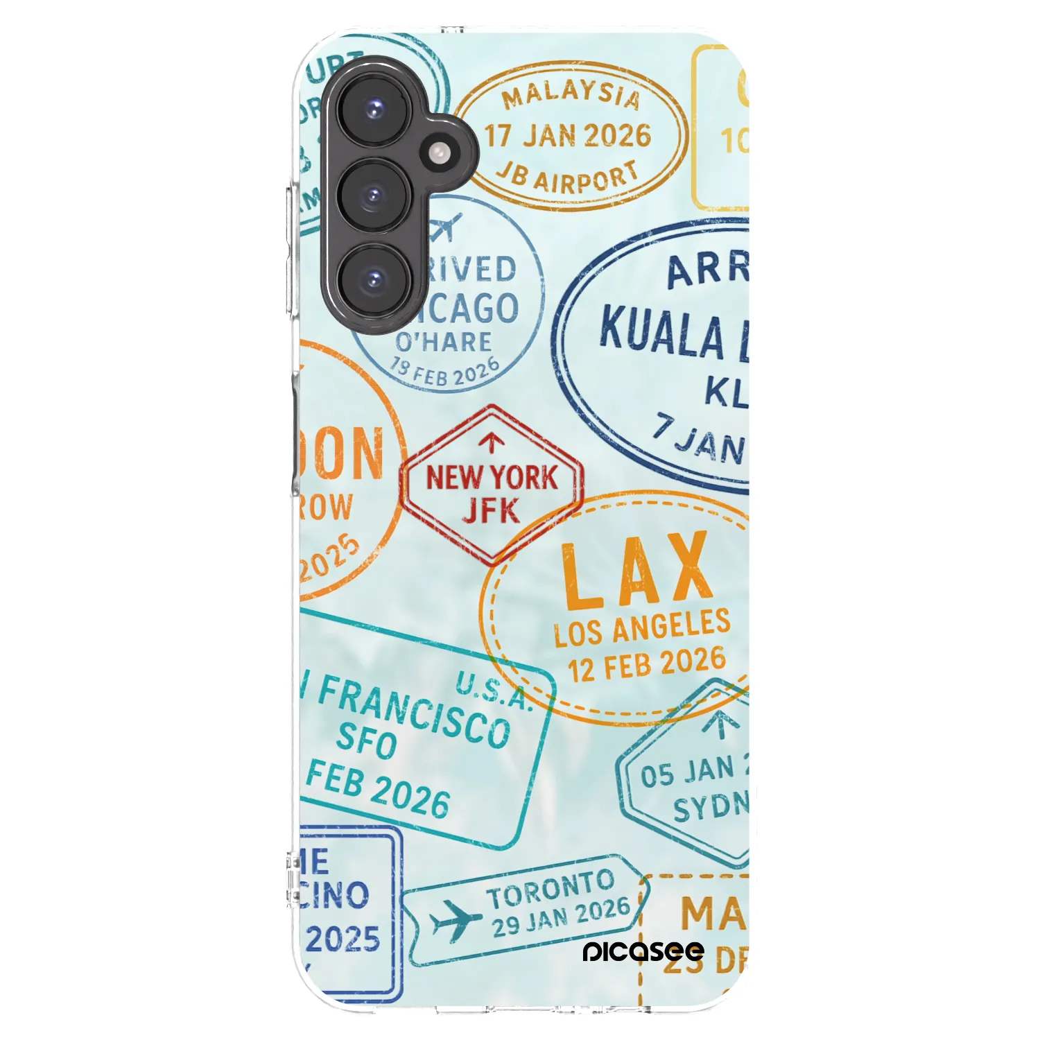 Picasee διαφανής θήκη σιλικόνης Samsung Galaxy A14 5G A146P - PASSPORT EDITION