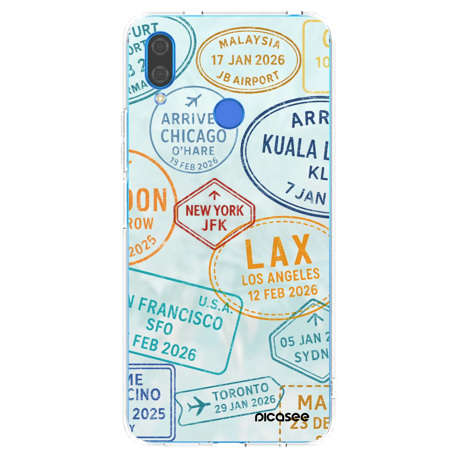 Picasee διαφανής θήκη σιλικόνης Huawei Nova 3 - PASSPORT EDITION