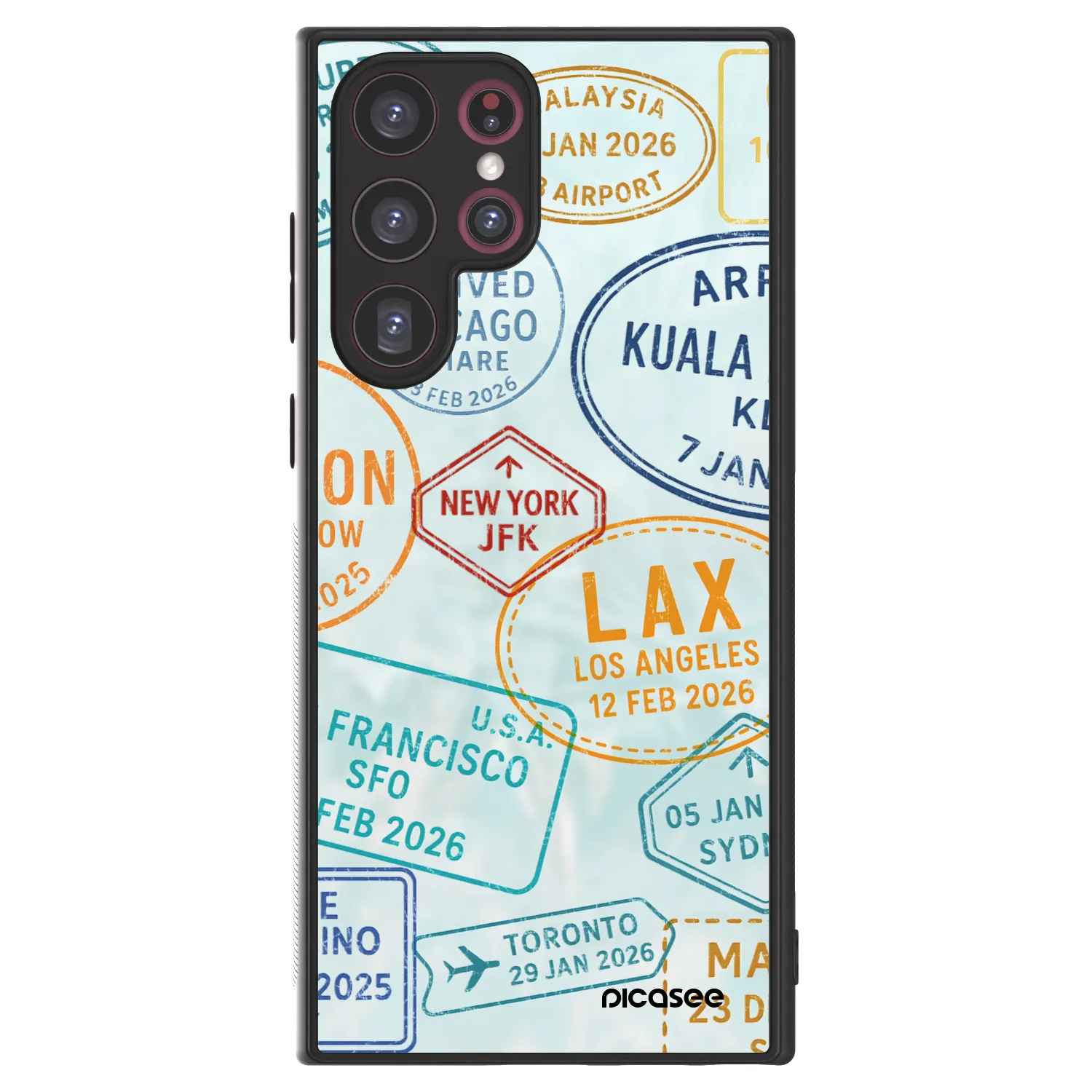 Picasee ULTIMATE CASE PowerShare για Samsung Galaxy S22 Ultra 5G - PASSPORT EDITION