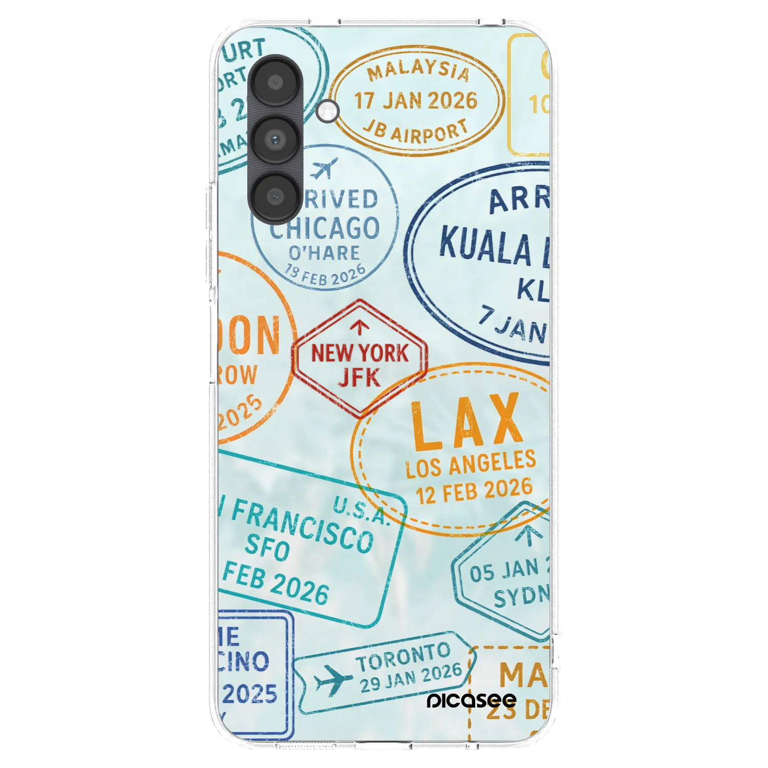 Picasee διαφανής θήκη σιλικόνης Samsung Galaxy A04s A047F - PASSPORT EDITION
