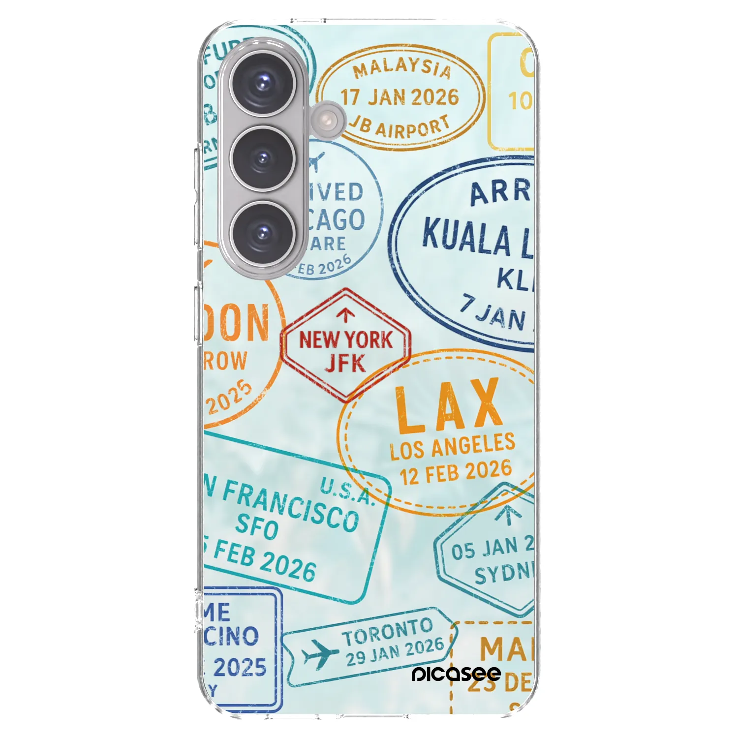 Picasee διαφανής θήκη σιλικόνης Samsung Galaxy S24 S921B 5G - PASSPORT EDITION