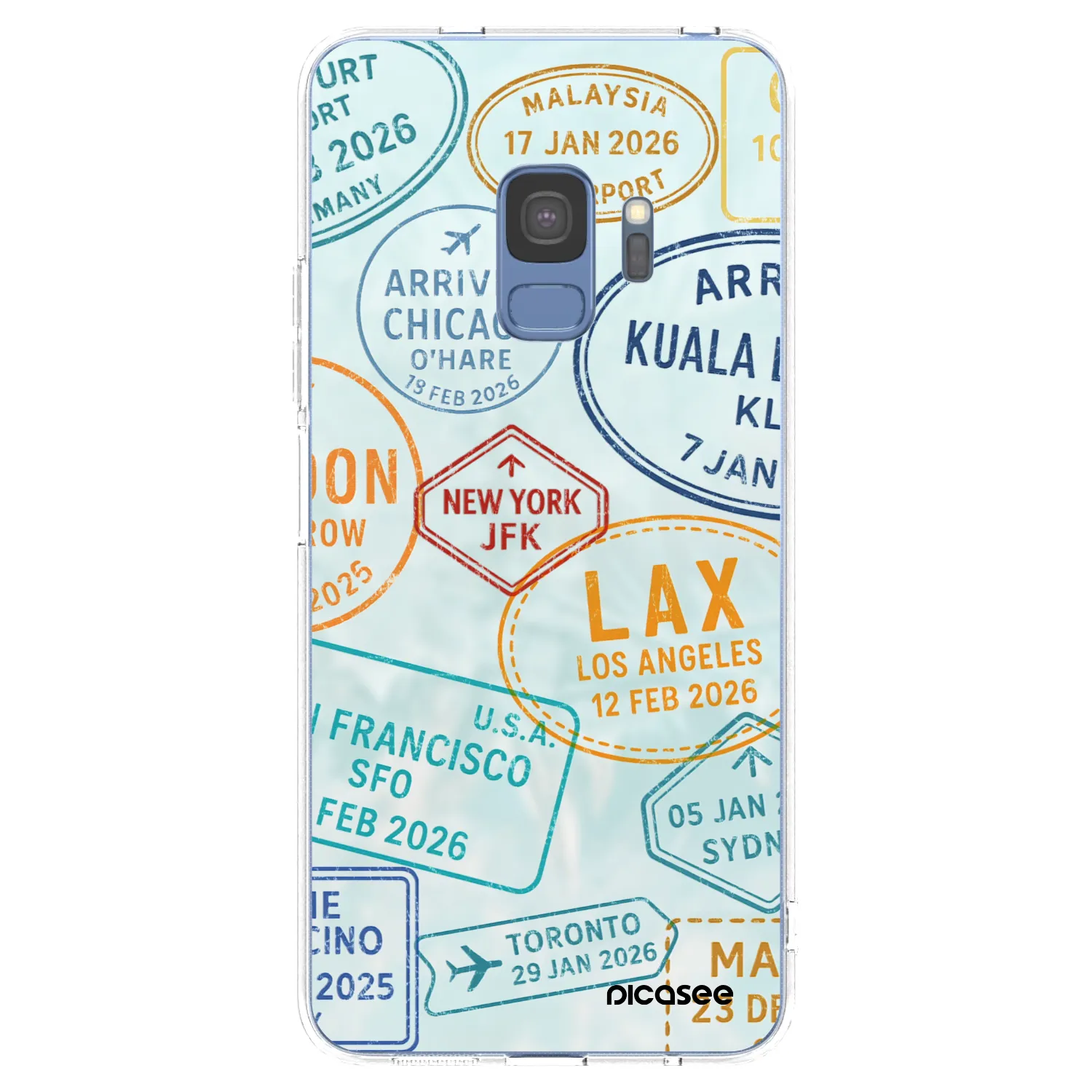 Picasee διαφανής θήκη σιλικόνης Samsung Galaxy S9 G960F - PASSPORT EDITION