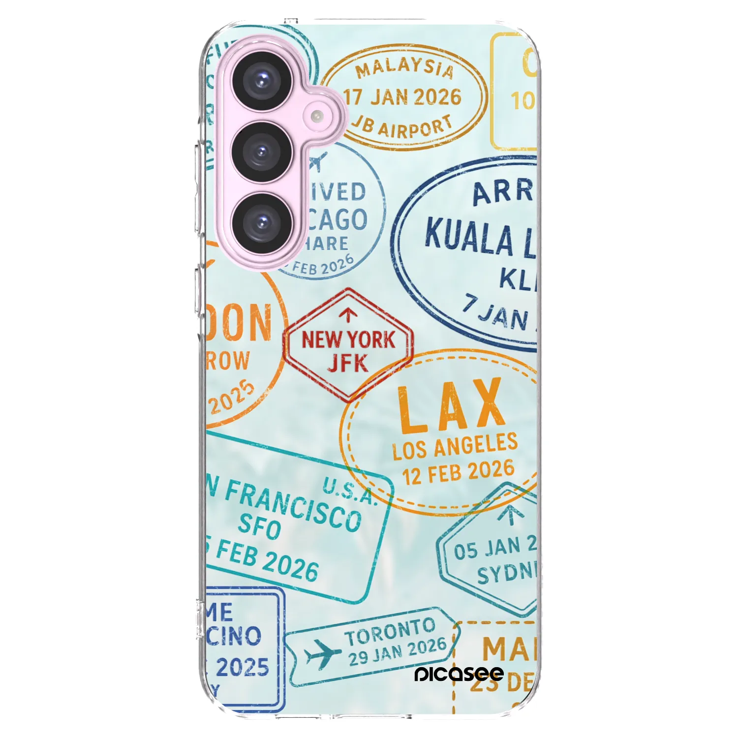 Picasee διαφανής θήκη σιλικόνης Samsung Galaxy A55 5G A556B - PASSPORT EDITION