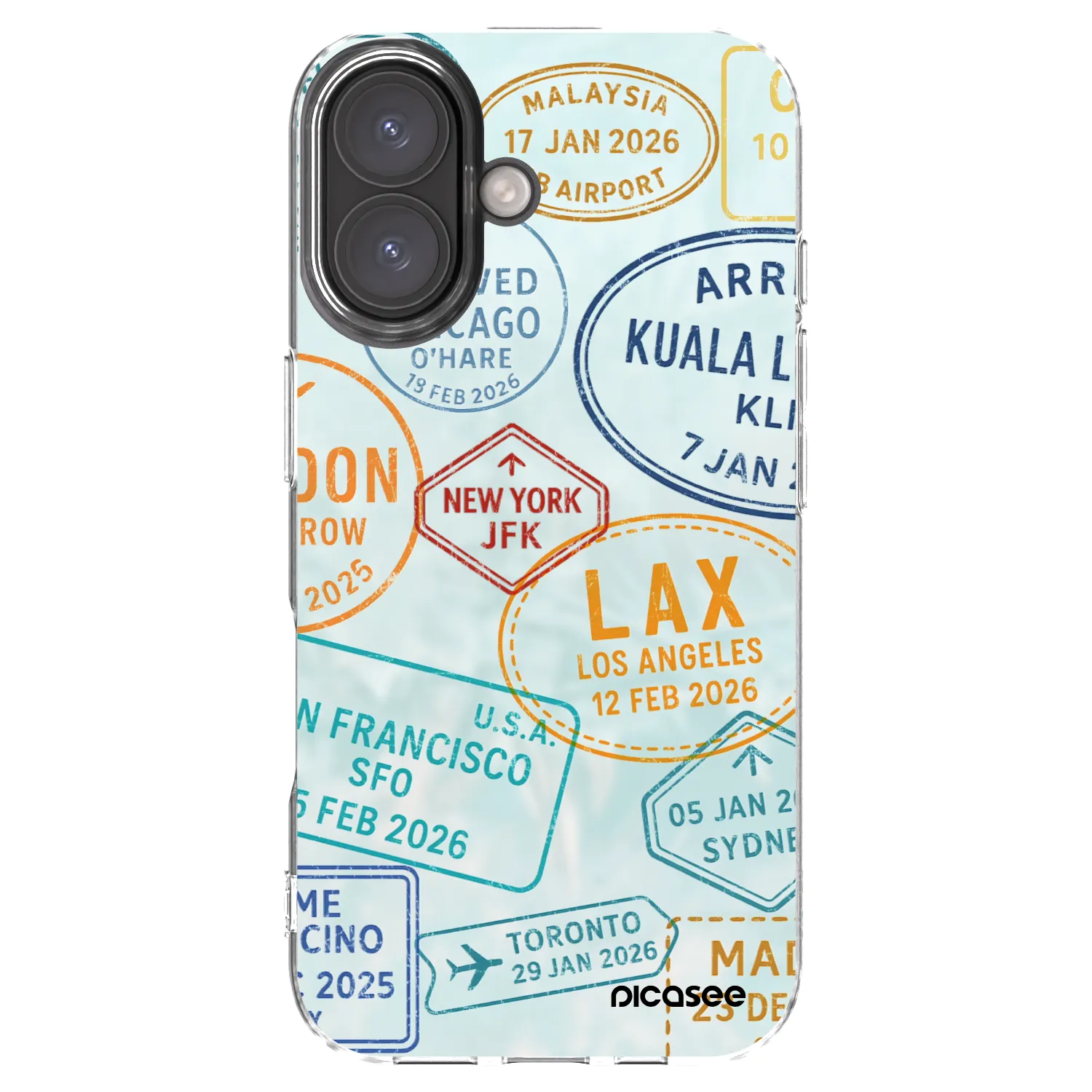 Picasee διαφανής θήκη σιλικόνης Apple iPhone 16 - PASSPORT EDITION