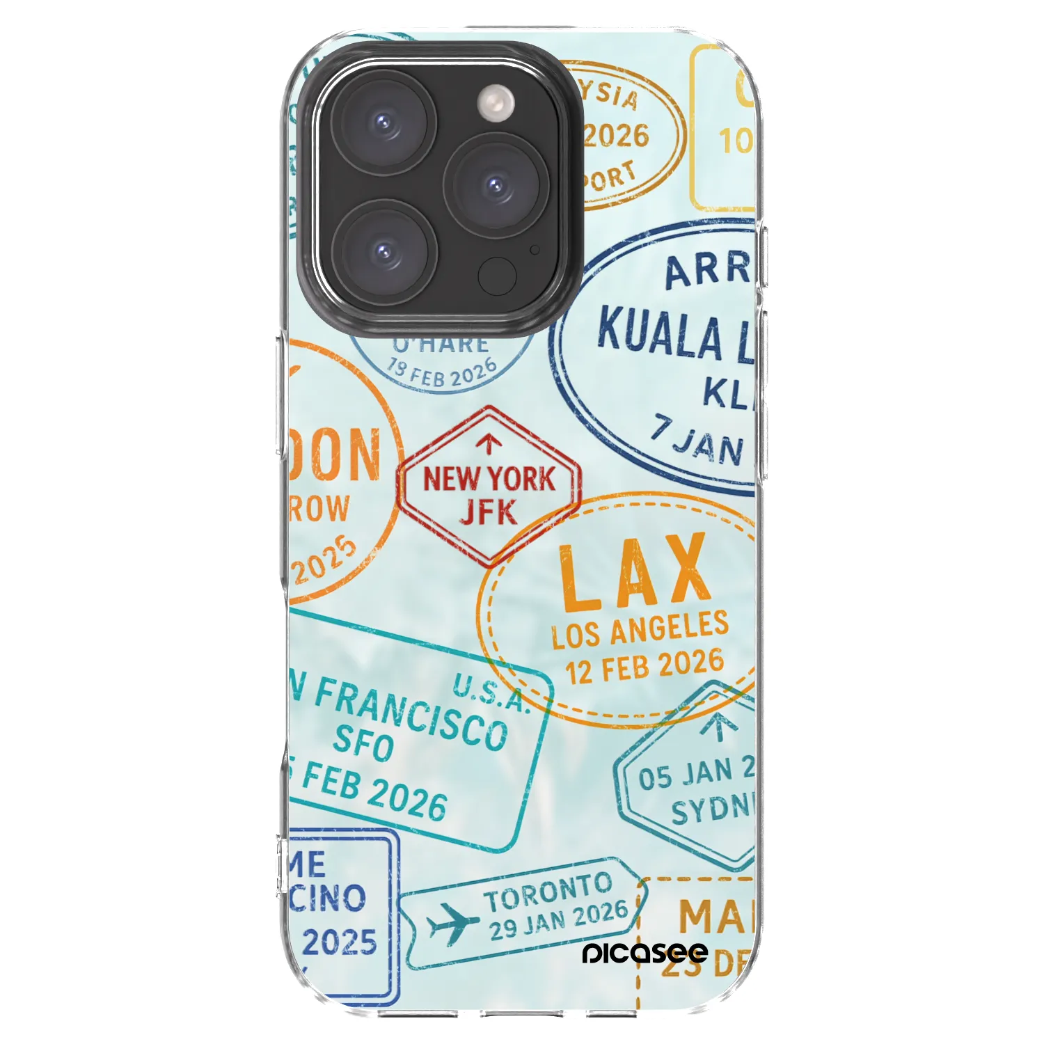 Picasee διαφανής θήκη σιλικόνης Apple iPhone 16 Pro - PASSPORT EDITION