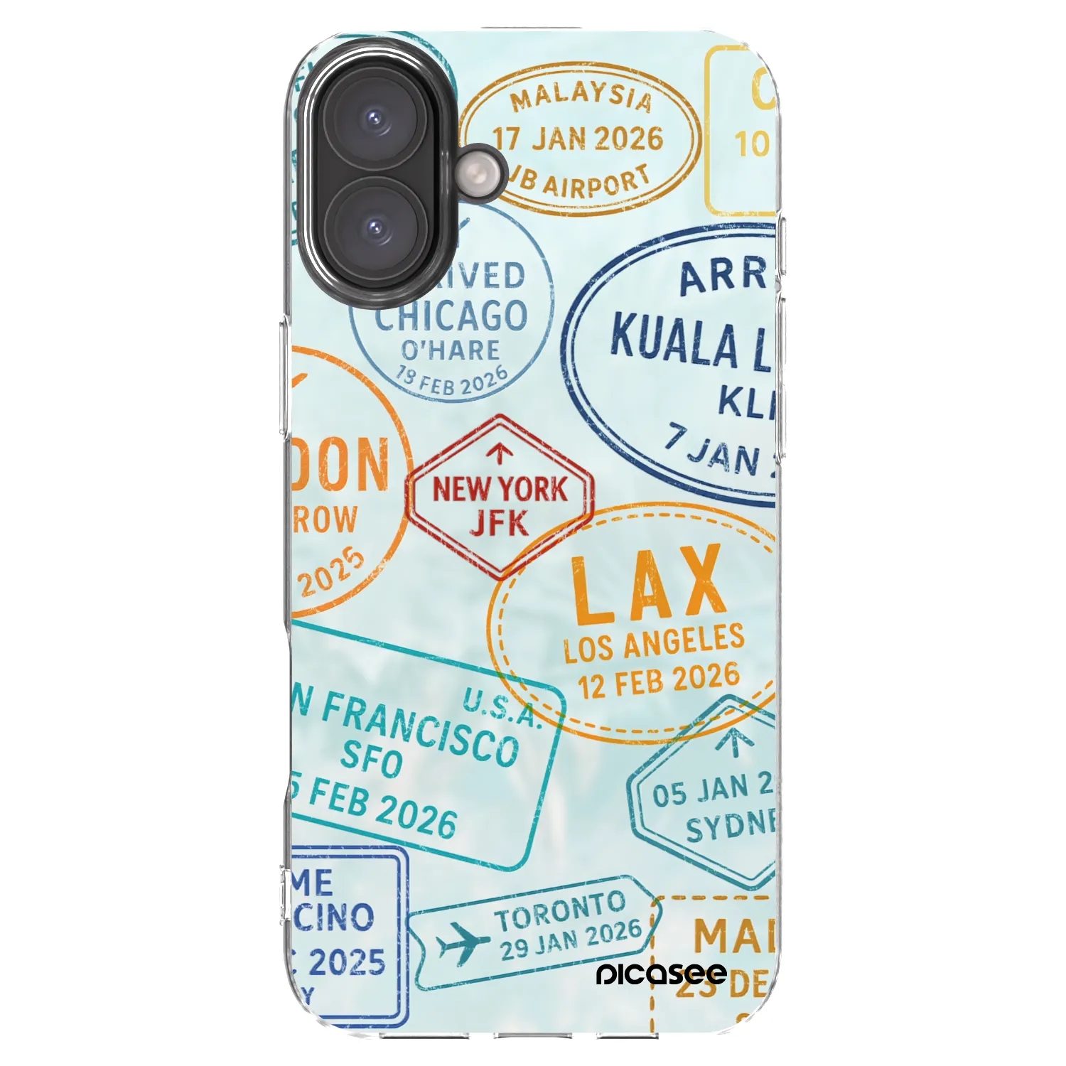 Picasee διαφανής θήκη σιλικόνης Apple iPhone 16 Plus - PASSPORT EDITION