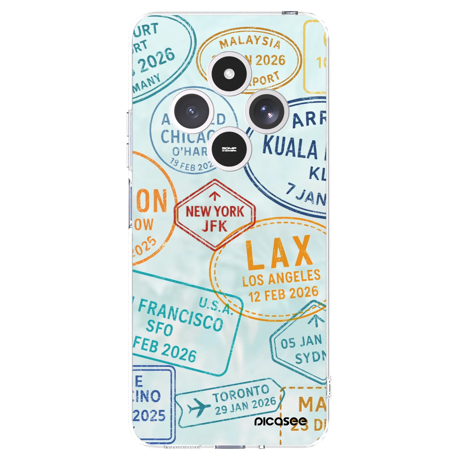 Picasee διαφανής θήκη σιλικόνης Xiaomi Redmi 14C - PASSPORT EDITION