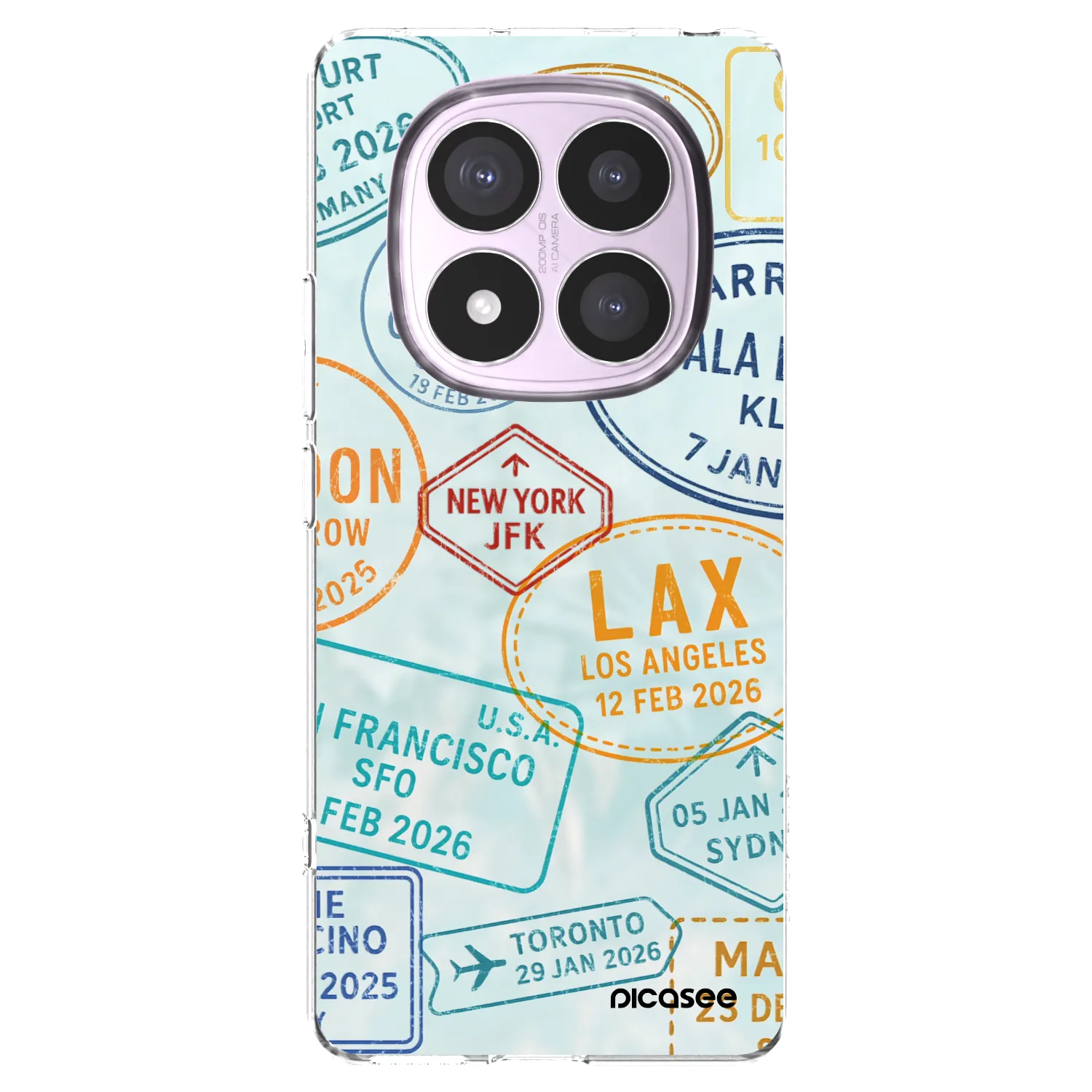 Picasee διαφανής θήκη σιλικόνης Xiaomi Redmi Note 14 Pro 4G - PASSPORT EDITION