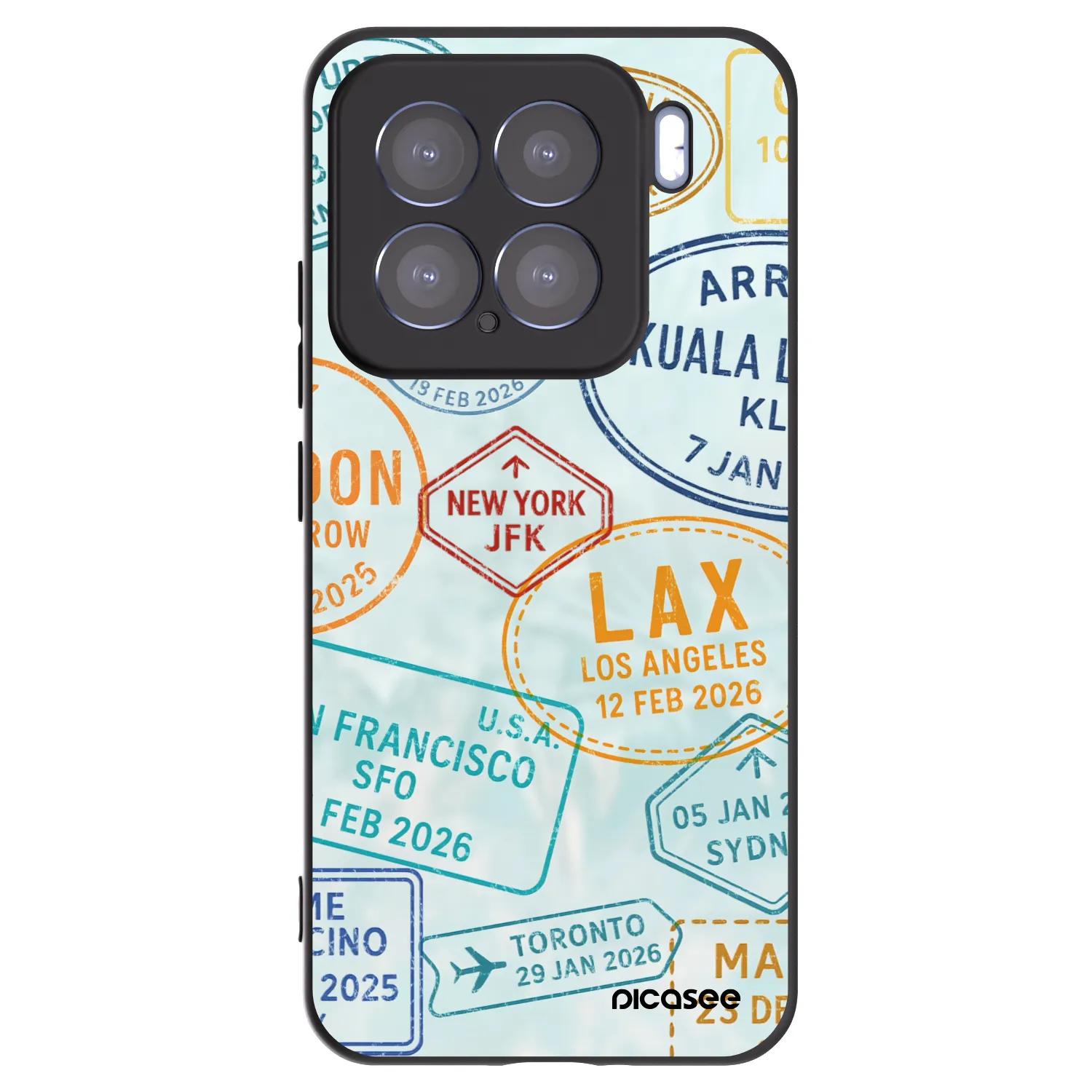 Picasee Μαύρη θήκη σιλικόνης για Xiaomi 15 - PASSPORT EDITION