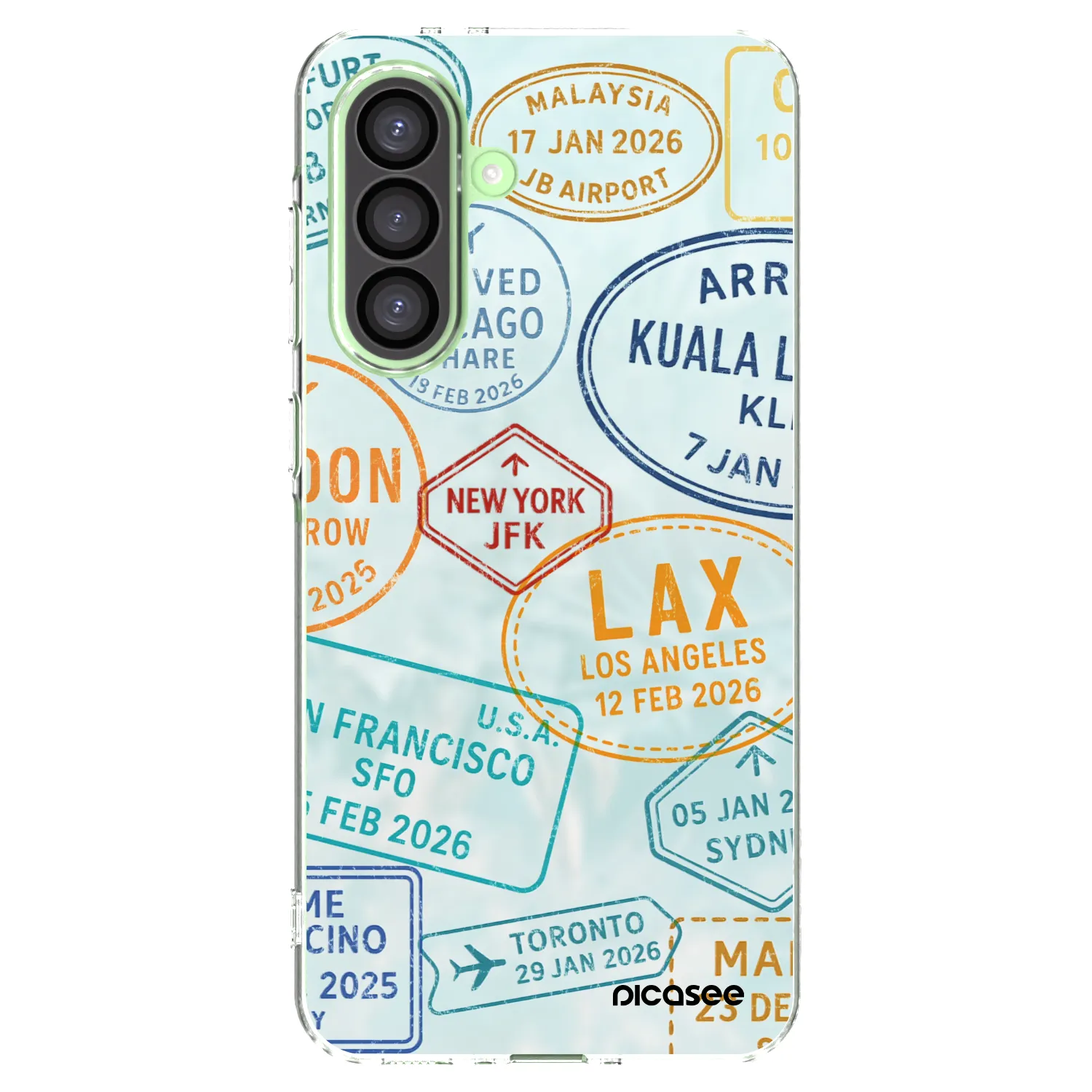 Picasee διαφανής θήκη σιλικόνης Samsung Galaxy A26 5G A266B - PASSPORT EDITION