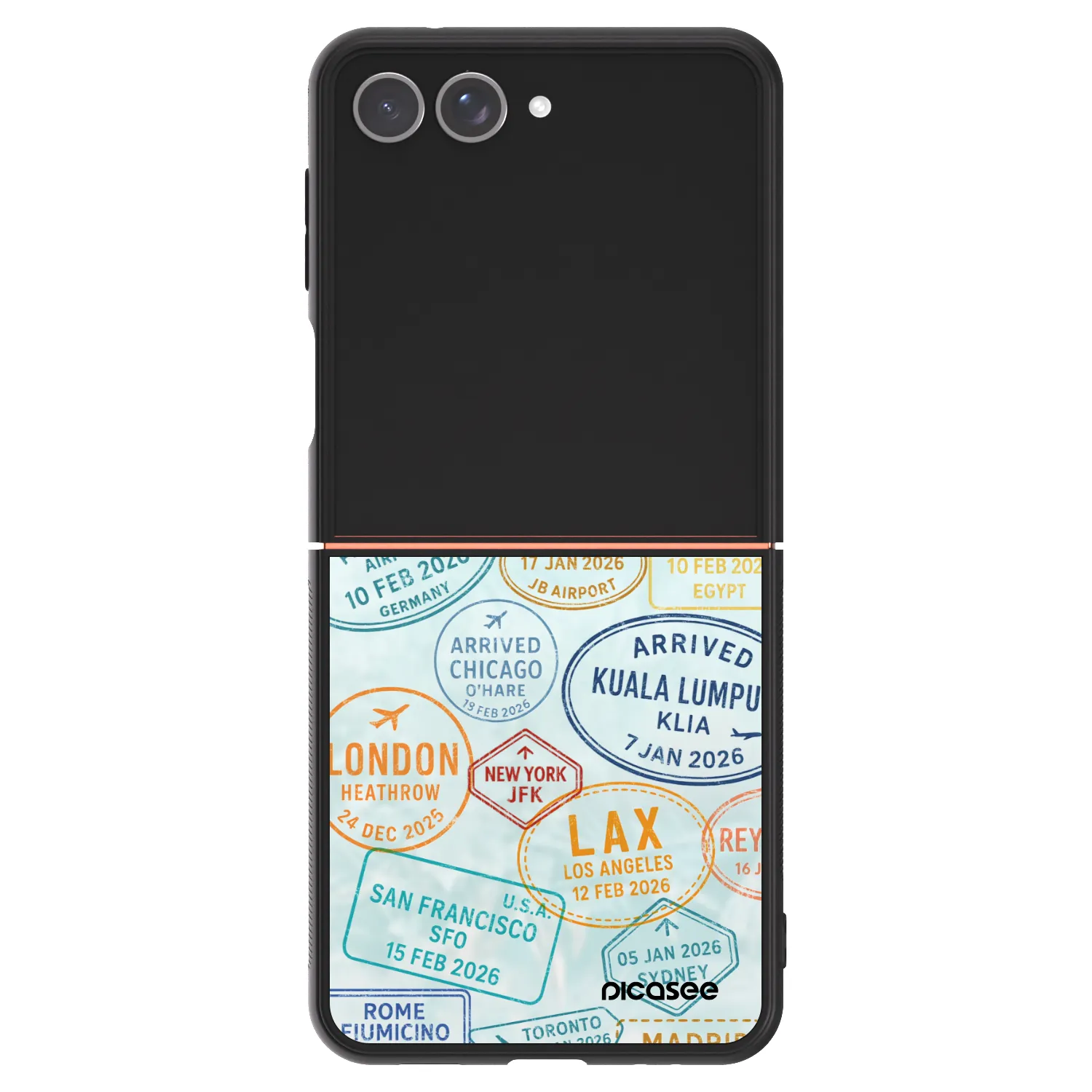 Picasee ULTIMATE CASE για Samsung Galaxy Z Flip7 5G - PASSPORT EDITION