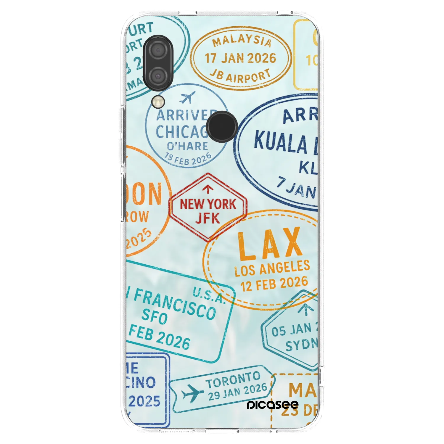 Picasee διαφανής θήκη σιλικόνης Xiaomi Redmi 7 - PASSPORT EDITION