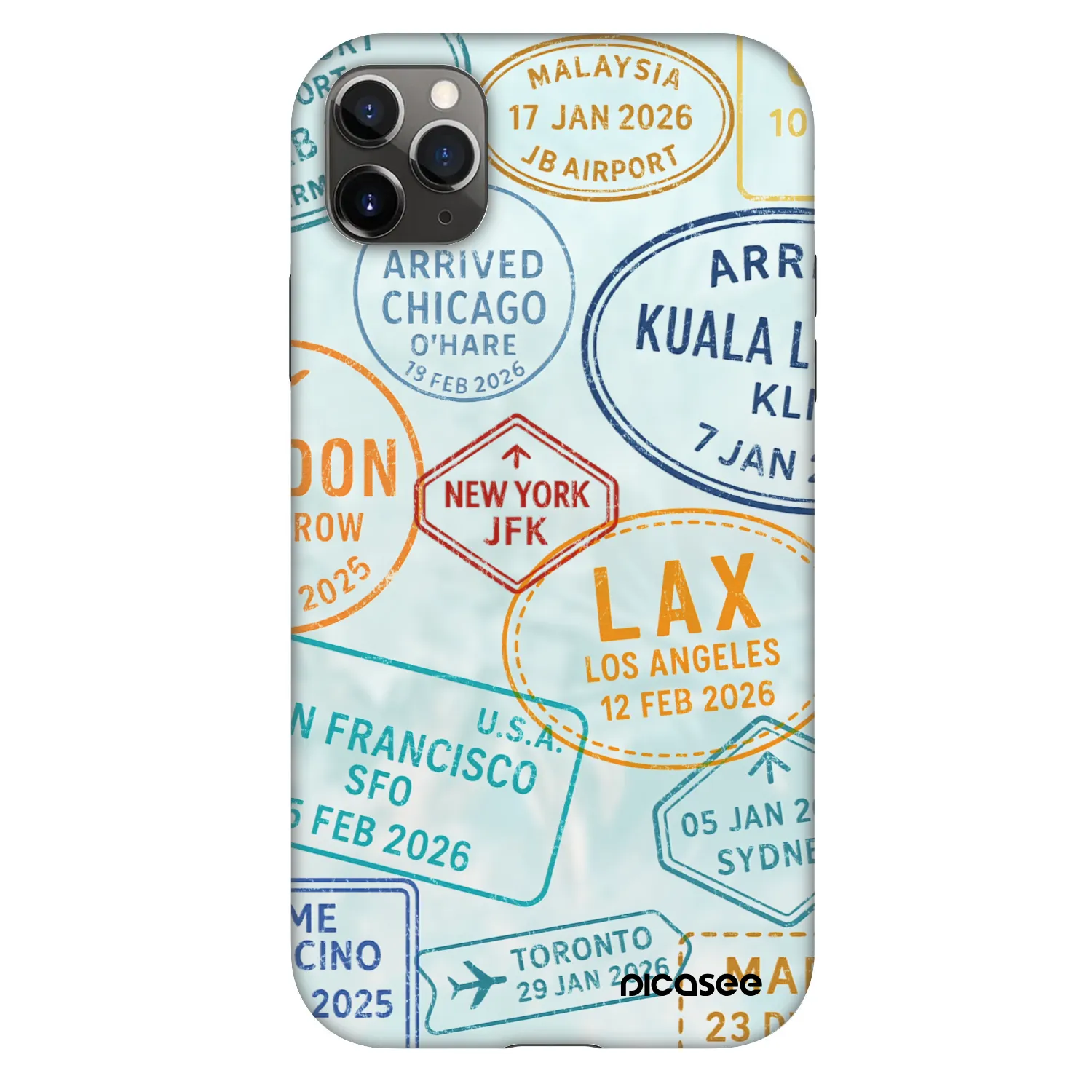 Picasee Fashion Case για Apple iPhone 11 Pro Max - PASSPORT EDITION