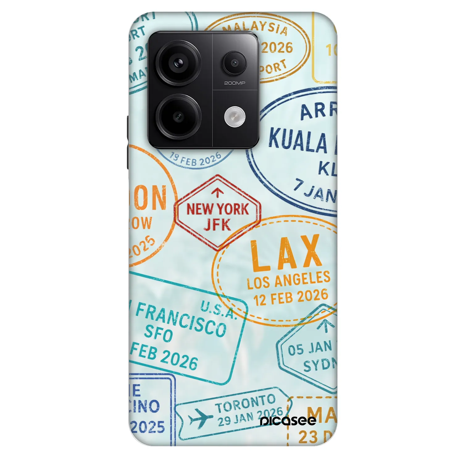 Picasee Fashion Case για Xiaomi Redmi Note 13 Pro 5G - PASSPORT EDITION