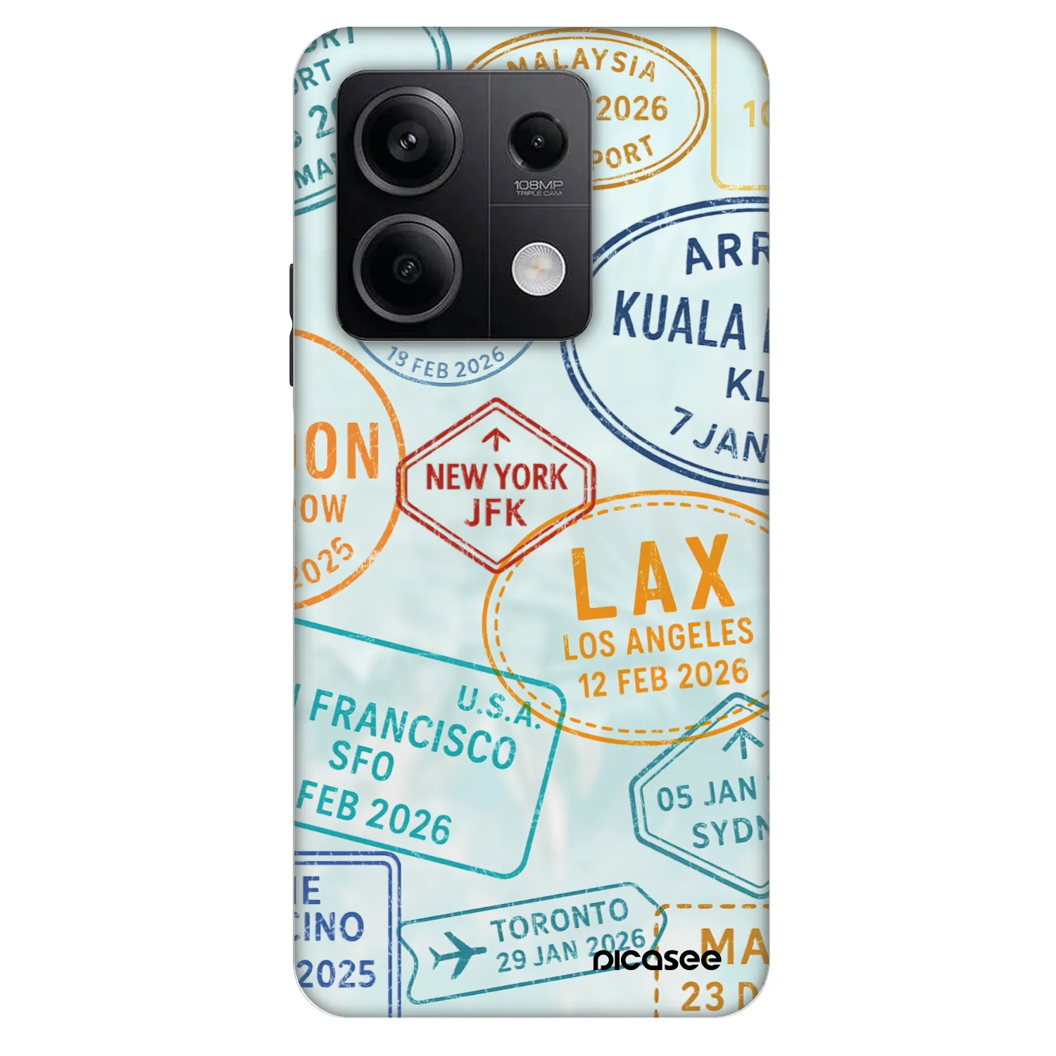 Picasee Fashion Case για Xiaomi Redmi Note 13 5G - PASSPORT EDITION