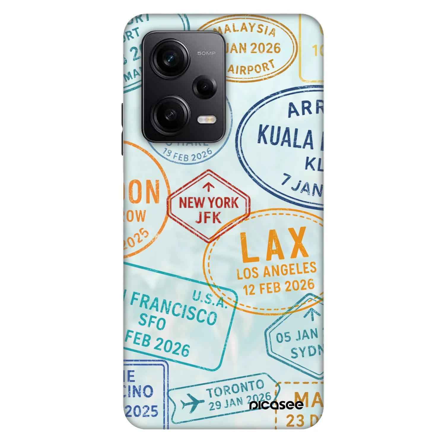 Picasee Fashion Case για Xiaomi Redmi Note 12 Pro 5G - PASSPORT EDITION