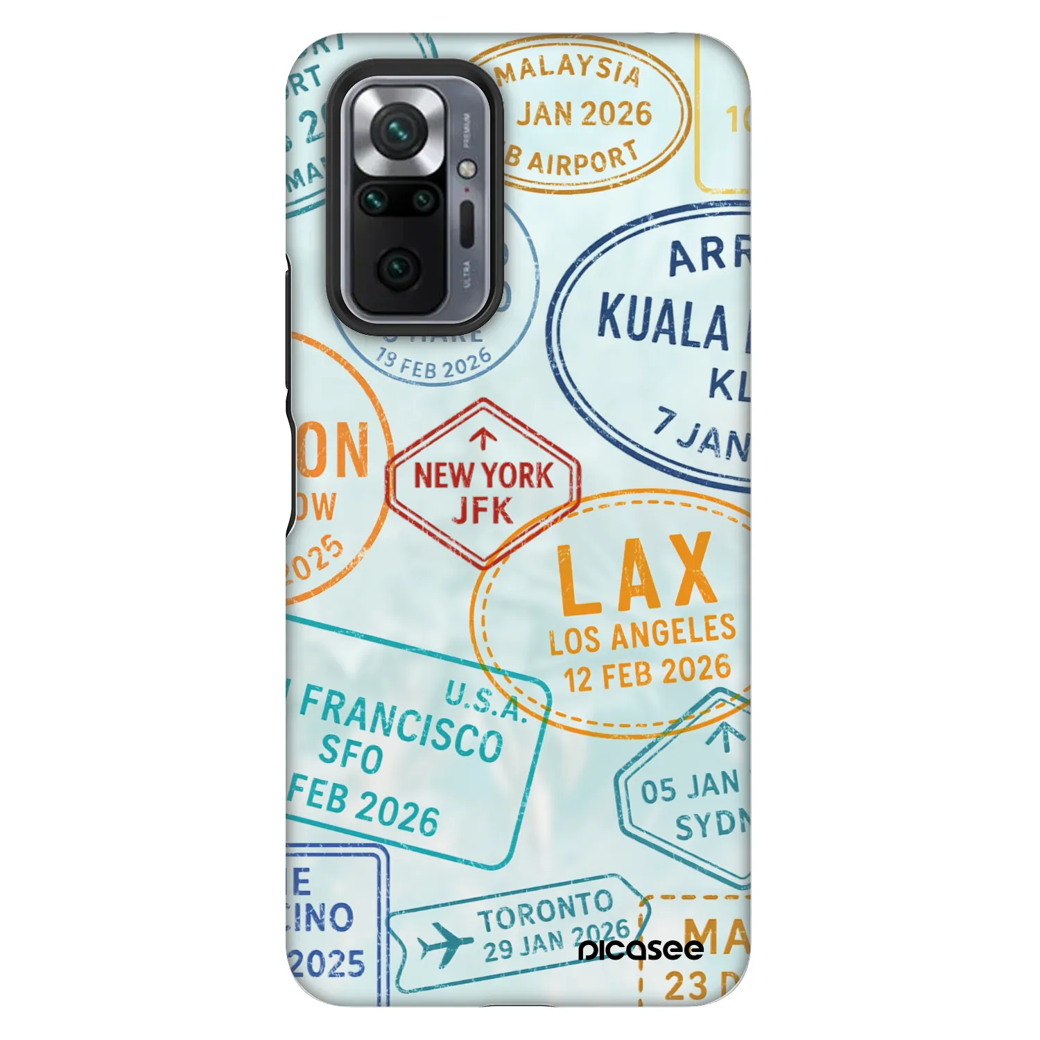 Picasee Fashion Case για Xiaomi Redmi Note 10 Pro - PASSPORT EDITION