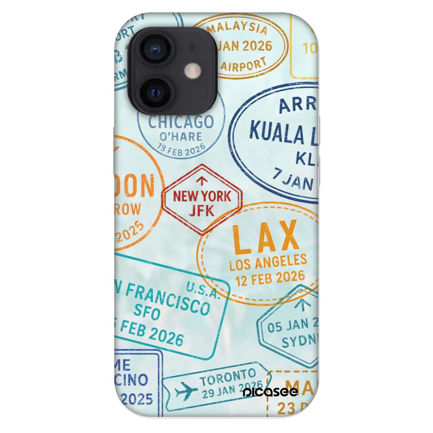 Picasee Fashion Case για Apple iPhone 12 mini - PASSPORT EDITION