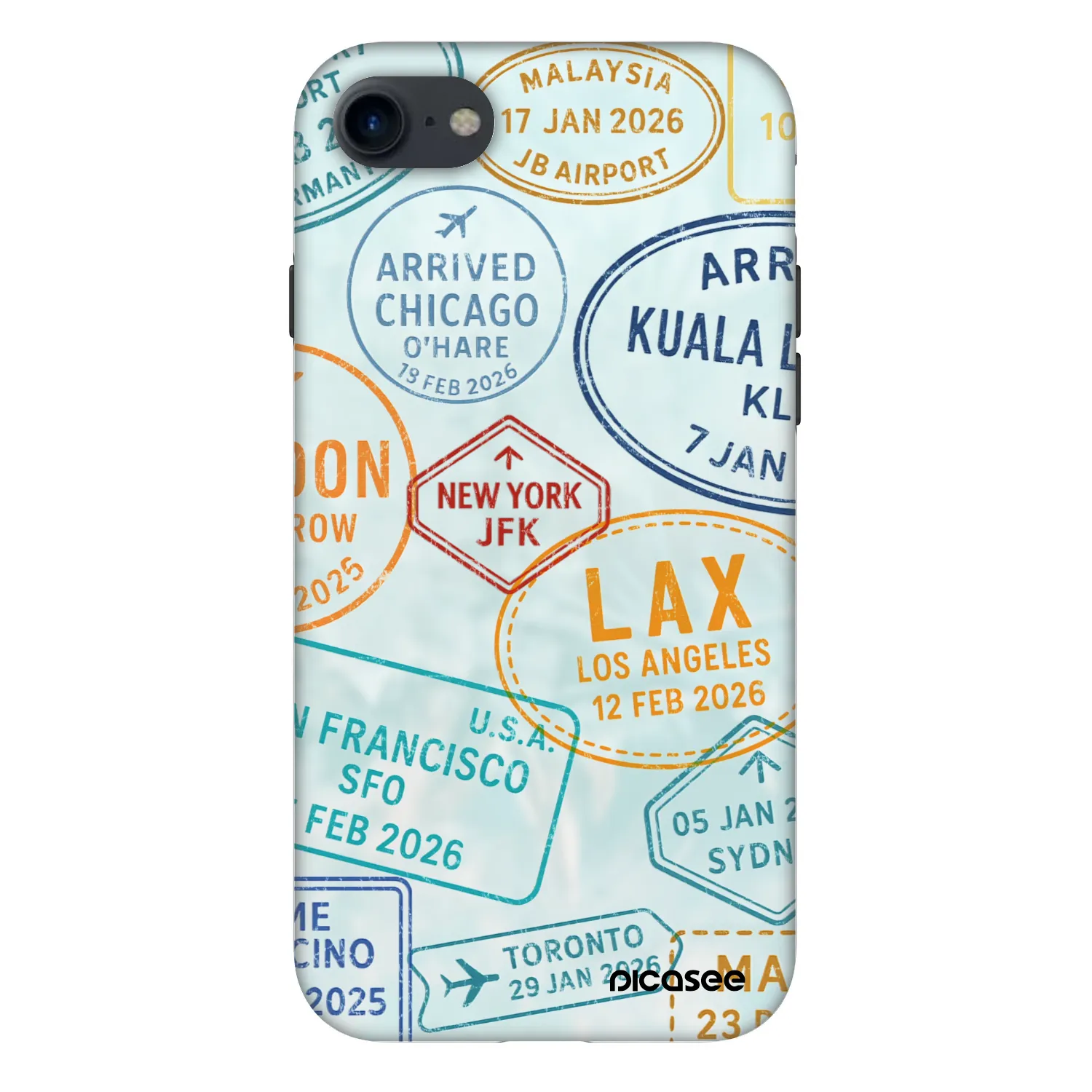 Picasee Fashion Case για Apple iPhone 7 - PASSPORT EDITION