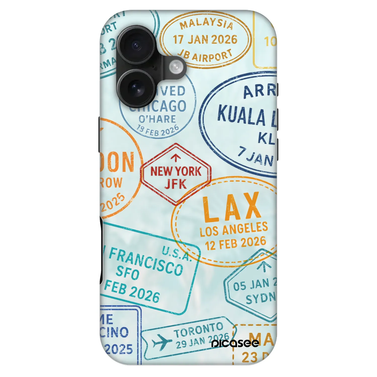 Picasee Fashion Case MagSafe για Apple iPhone 16 - PASSPORT EDITION