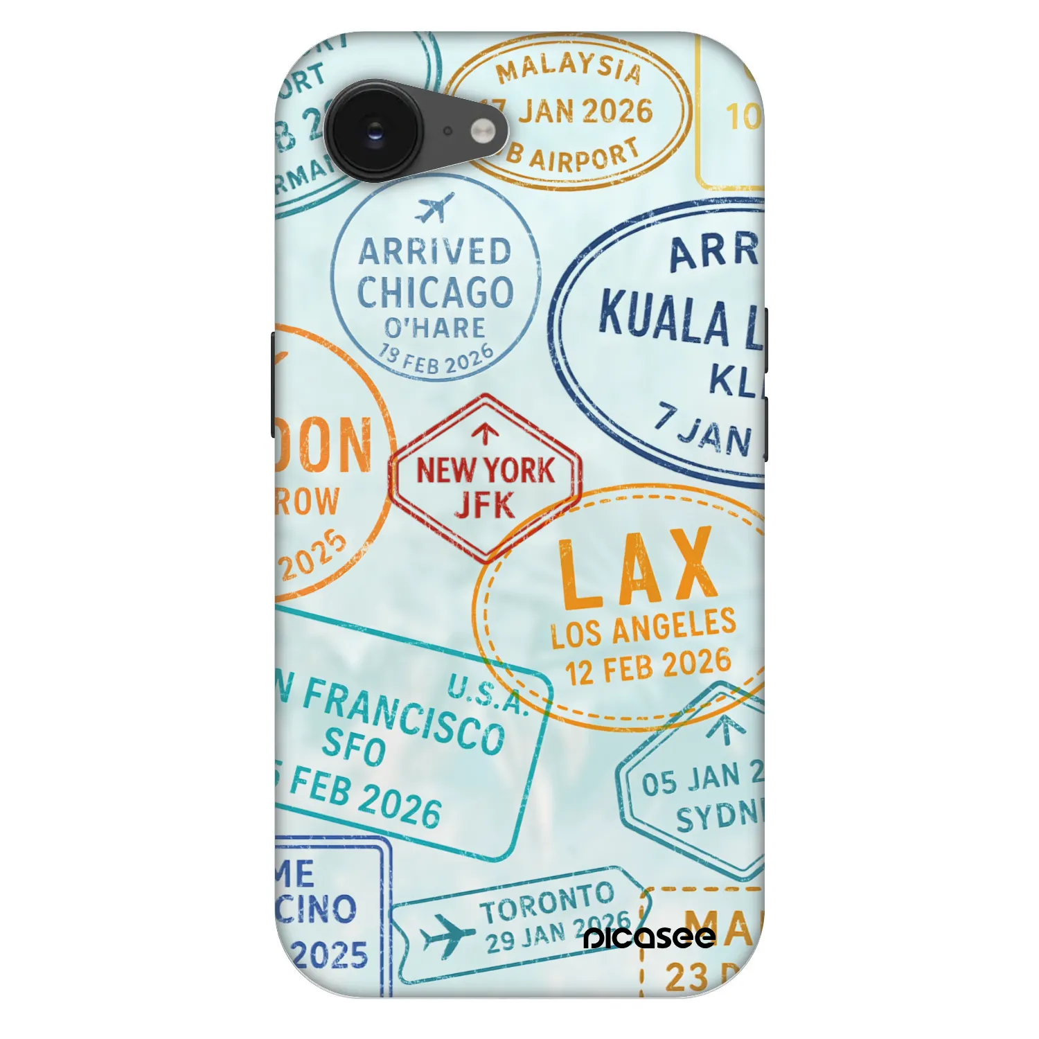 Picasee Fashion Case MagSafe για Apple iPhone 16e - PASSPORT EDITION