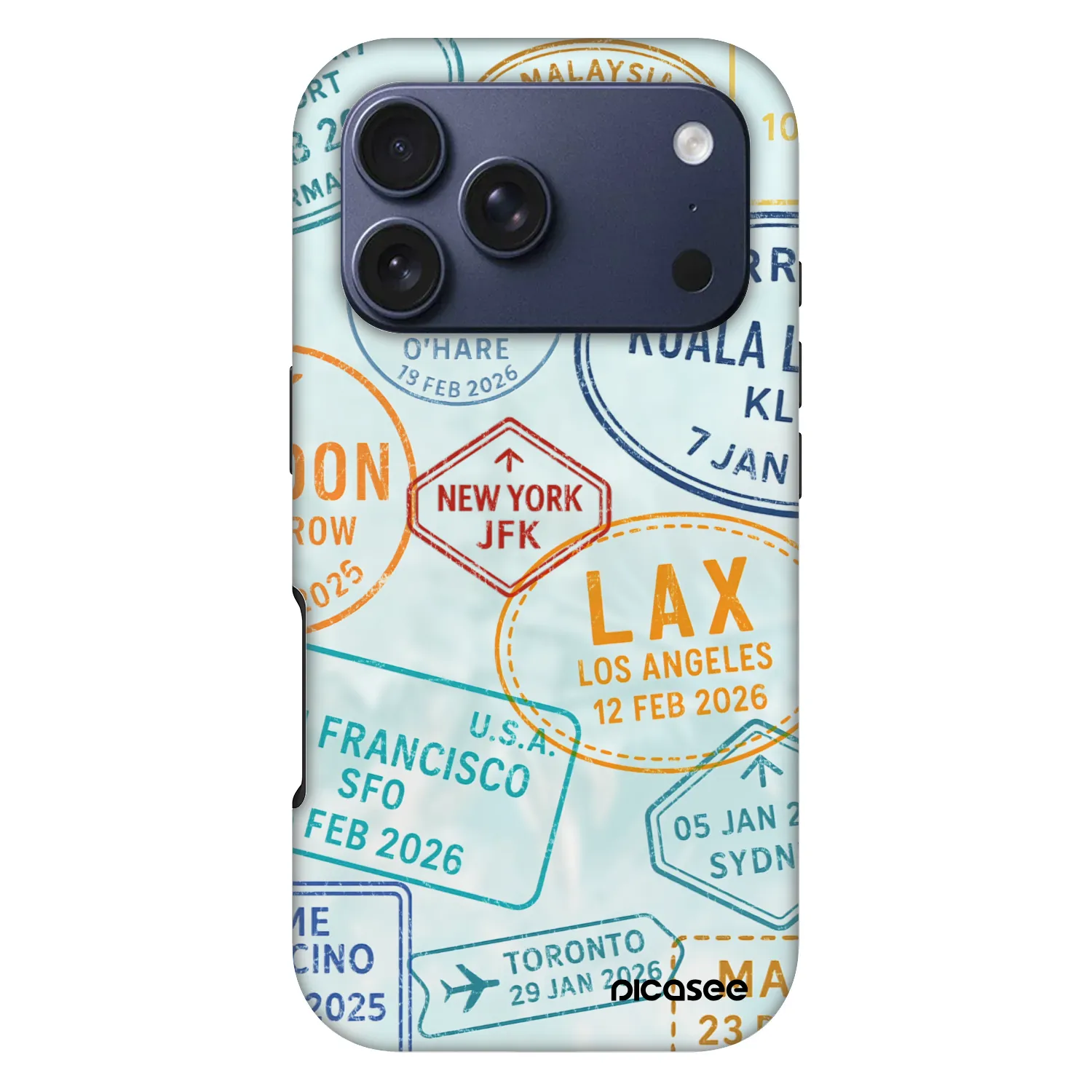 Picasee Fashion Case MagSafe για Apple iPhone 17 Pro - PASSPORT EDITION