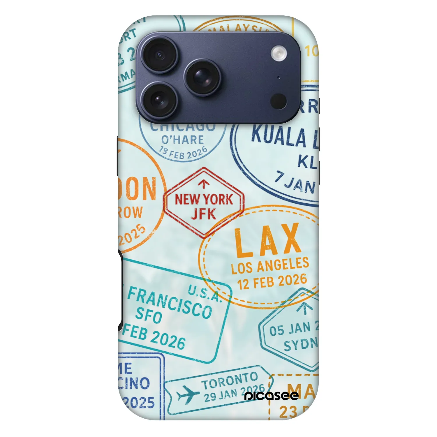 Picasee Fashion Case MagSafe για Apple iPhone 17 Pro Max - PASSPORT EDITION