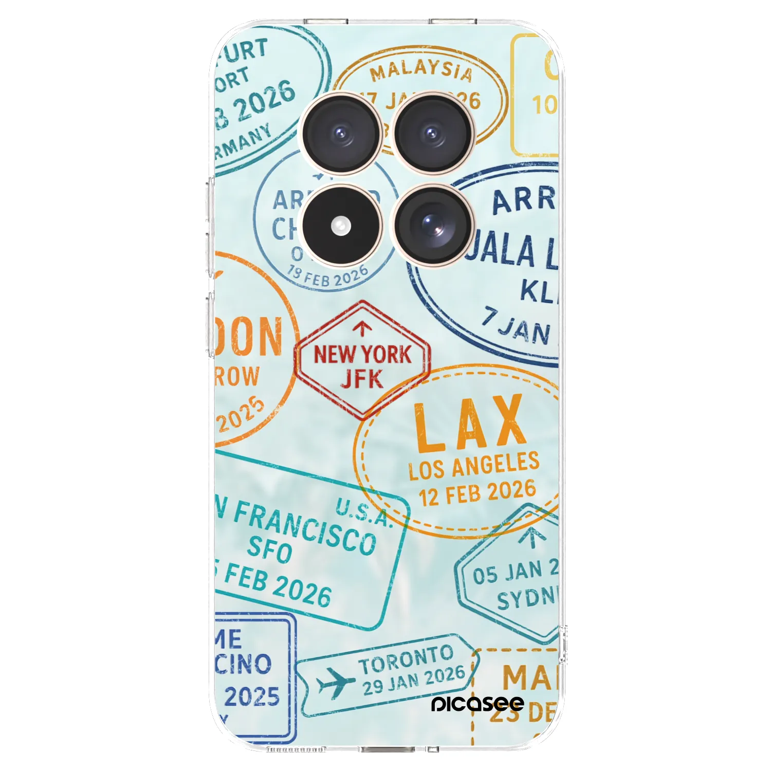 Picasee διαφανής θήκη σιλικόνης Xiaomi Redmi Note 15 Pro 4G - PASSPORT EDITION